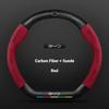 Car Suede Steering Wheel Cover For BYD Atto 3 Act Seal Tang F3 E6 Yuan Song Plus EV F0 Qin Han Dolphin S6 Leather Anti-slip