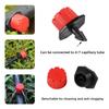 Eight Hole Little Red Riding Hood Automatic Watering Nozzle, 8-hole Adjustable Flow Nozzle, Potted Drip Irrigation Equipment