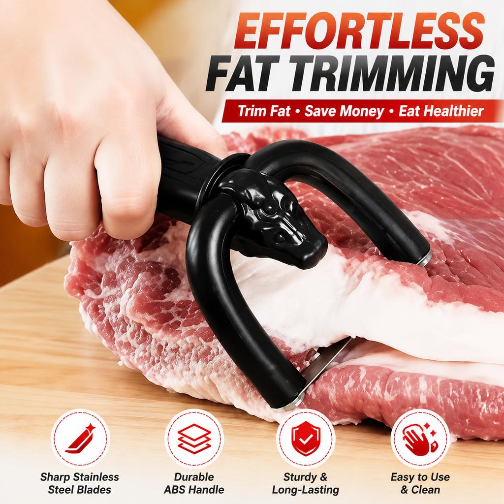 1/2/4Handheld Beef and Pork Slicer New Type of Meat Fat Trimmer Beef Slicer Fat Cooking Barbecue Tool Kitchen Cooking Tool 4