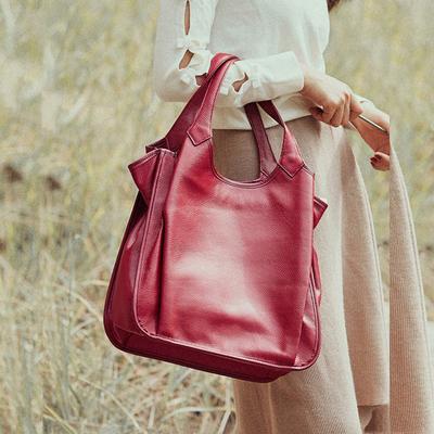 Genuine Leather Large Underarm Shoulder Bags For Women  Trend Designer Female Tote Cowhide Ladies Handbags