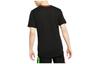 Nike T Shirts Men's Black Crew Neck Moderate Straight Fit BV5599-010