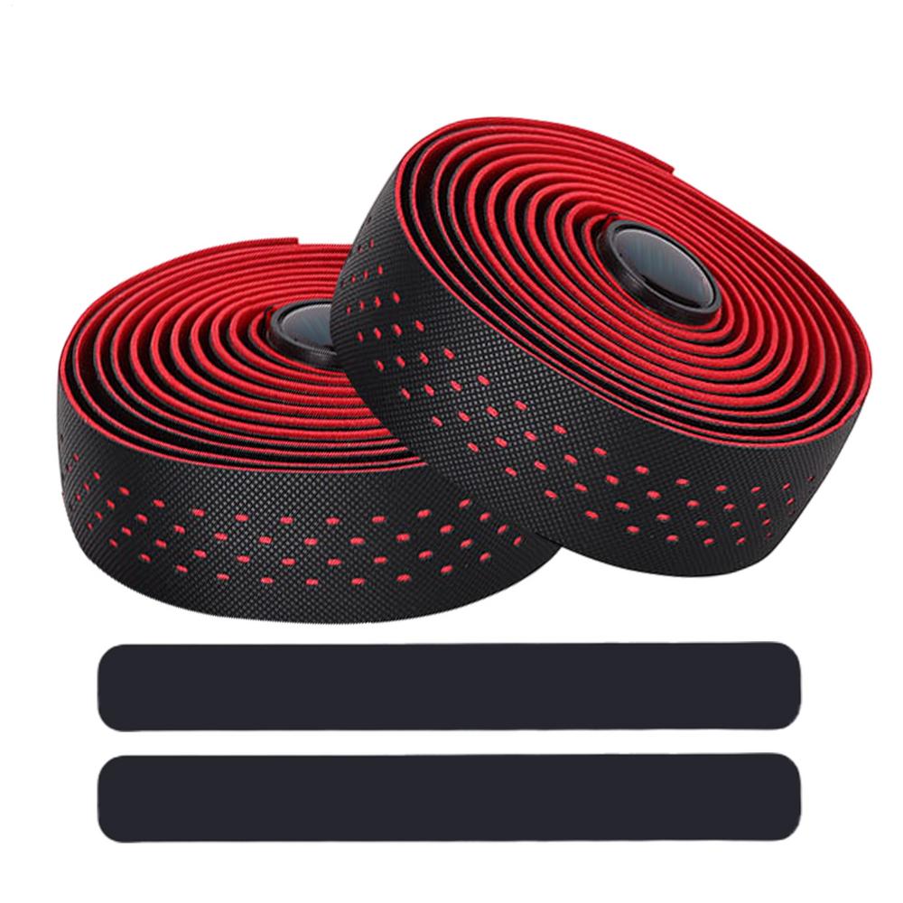 Road Bike Polka Dots Handlebar Tape Anti-Slip Handlebar Tape PU Road Bike Shock Absorption Handle Bar Tape Bicycle Cycling Tool