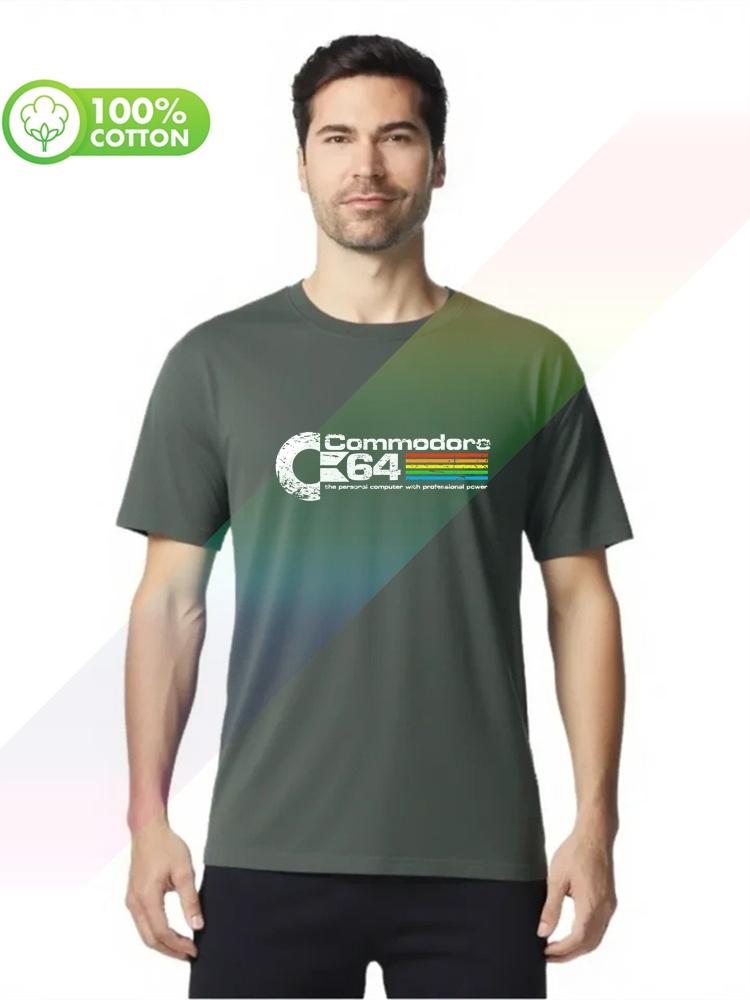100 cotton round neck heavy weight Unisexs Tshirt Commodore 64 clothing S3XL Tops Tees S