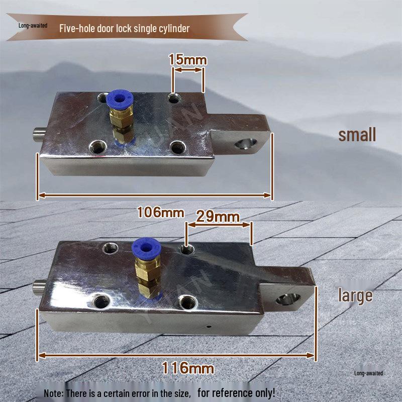 Pneumatic Door Lock & Dual-Purpose Washing Machine Accessories: Single Cylinder, Four/Five/Single-Hole, Double-Airway Compatible. Other