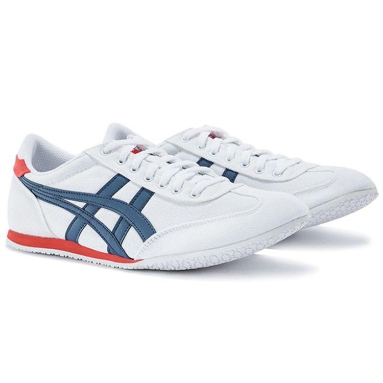 ONITSUKA TIGER Machu Racer Fabric Retro Sports Lightweight Shock Absorbing Durable Non-Slip Low-Top Casual Shoes Unisex Sneaker 1183A858-100