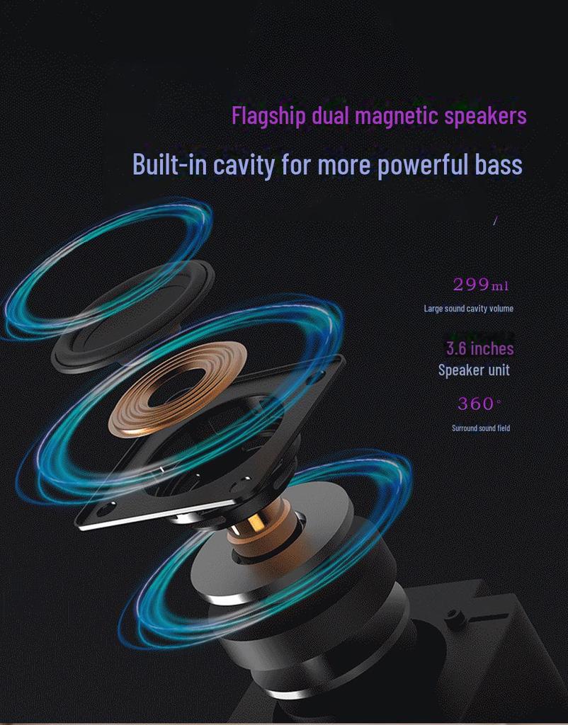 Kreativer Atomic Schallplattenspieler mit Bluetooth: Multifunktions-Wecker, Lautsprecher, Audio-Karte, Intelligentes Drahtloses Desktop-Gerät