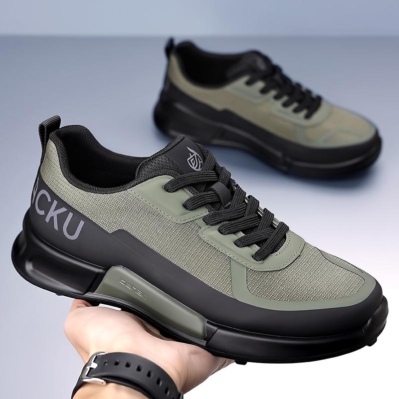 Fashion New Handmade Leather Casual Men Shoes Design Sneakers Man Breathable Leather Shoes Men Outdoor Sneakers