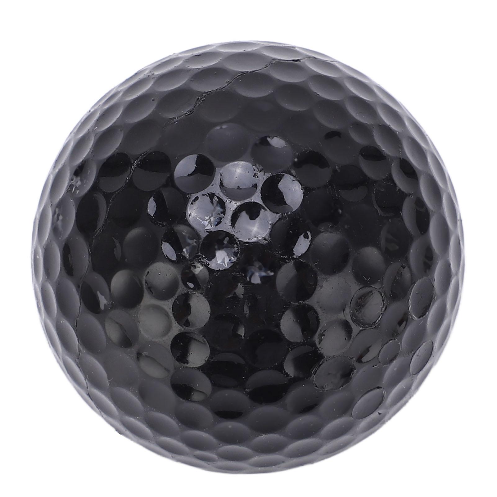 2 vrstvy golfová plávajúca loptička plavák vodný dosah vonkajšie športy golfová prax tréningové loptičky Čierna čierna