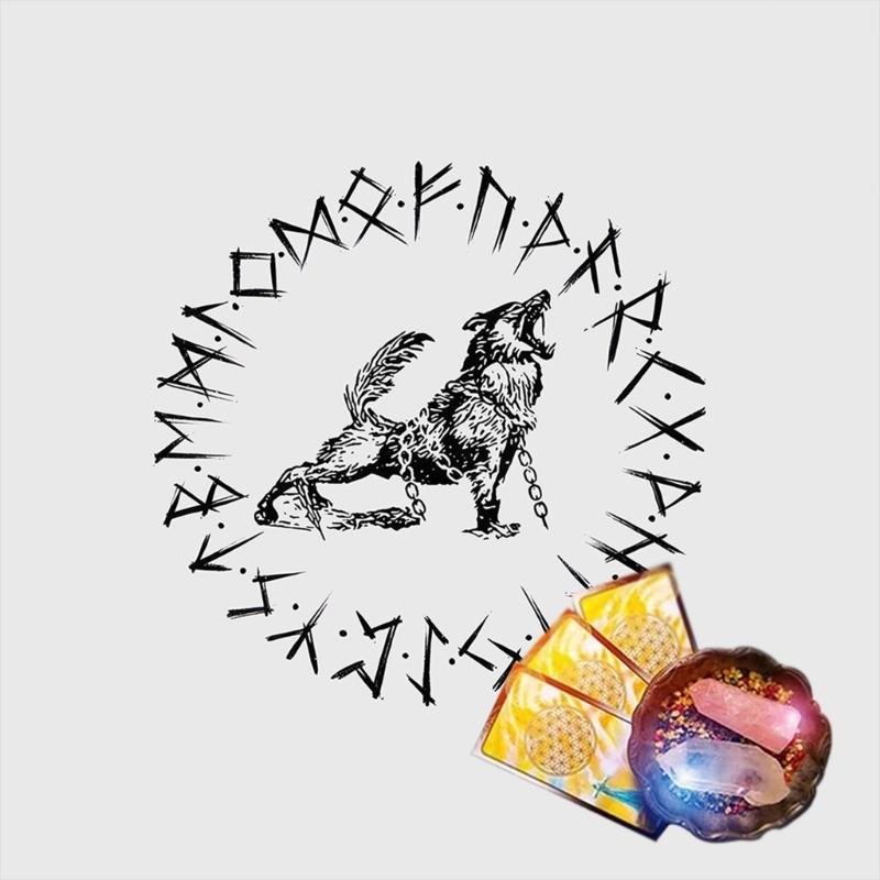 Mysteriöses Symbol Tarotkarten Tischdecke Altartuch Altartuch Wahrsagungen Kartentischdecke Wandteppich Einfach zu verwenden