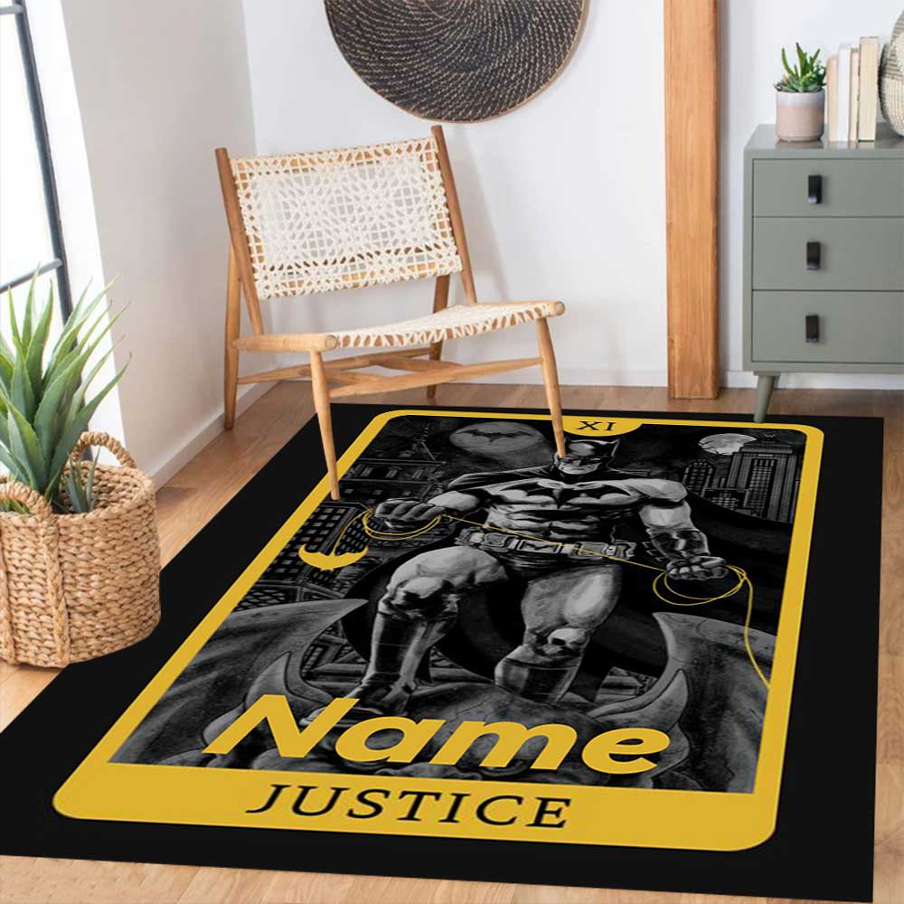 Warnermedia (18) Customize your name rug, office chair cushion, home bedroom living room gift.