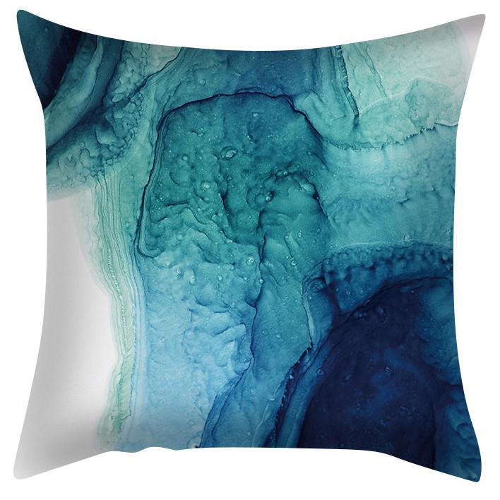 Abstract Blue Pillowcase Fashion Cushion Car Pillow Sofa  Cover