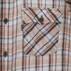 Levi's 70s Vintage Check Pattern Long Sleeve Shirt Brown Men's Used