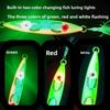 Hook Stripe Luminous UV Fishing Bait 200g 250g Slow Sinking Jig Glow Jig Lure  UV Fishing