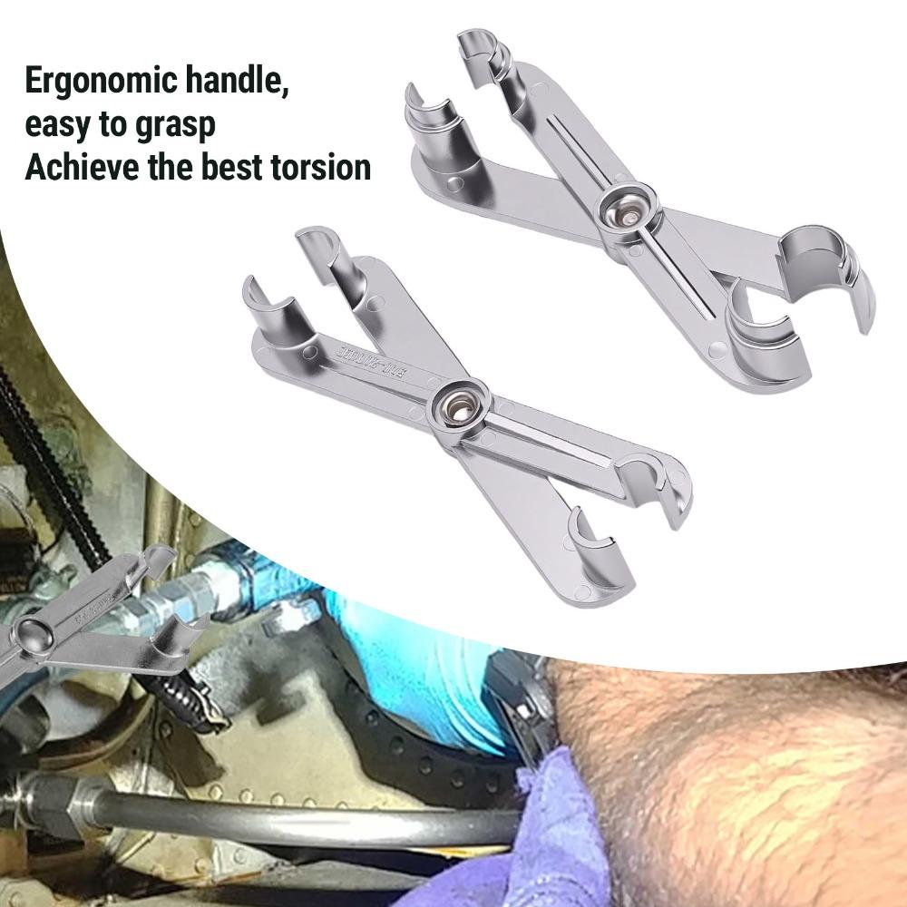 2PCS 5/16 3/8 Inch Fuel Line Separator Pliers Steel Scissor Fuel Line Tool  Auto Repair