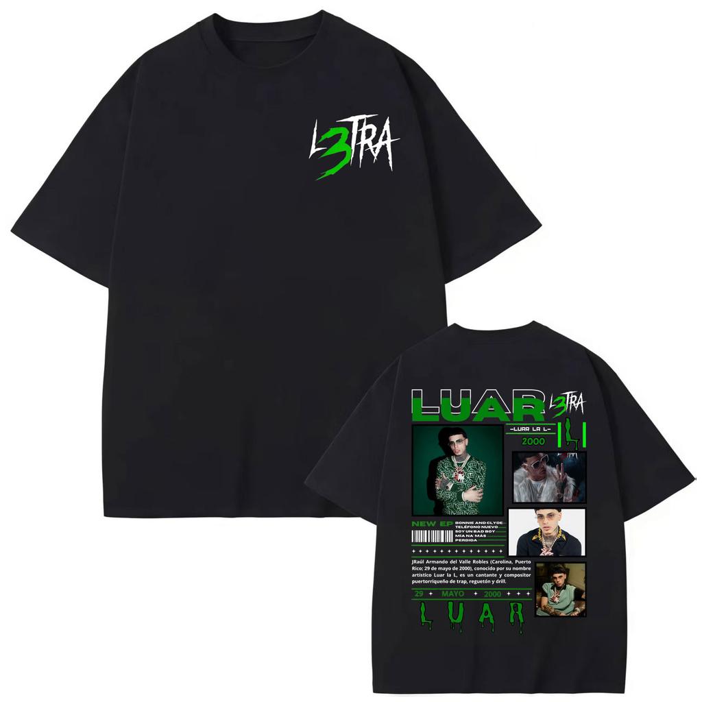 Rapper Luar La L T-shirt Men Women Clothing Harajuku Short Sleeve T-shirts Summer Fashion Casual Loose T Shirts