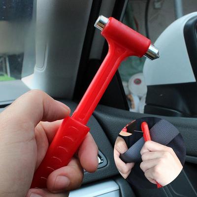 Mini Portable Safety Hammer Escape Emergency Car Window Breaker Seat Belt Cutter Multifunctional Escape Tools Car Accessories