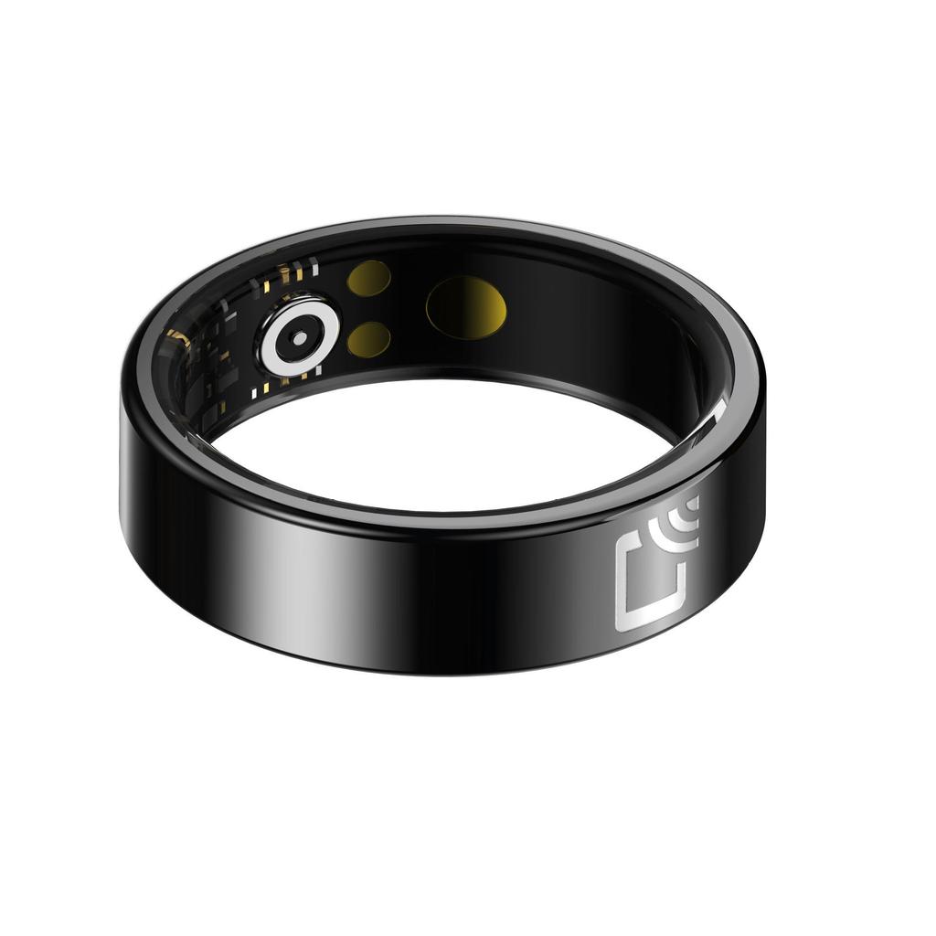 R20 Keramik Wasserdichter Smart Ring: Überwacht Herzfrequenz, Blutdruck, Blutsauerstoff, Schlaf, Bewegung & unterstützt NFC.