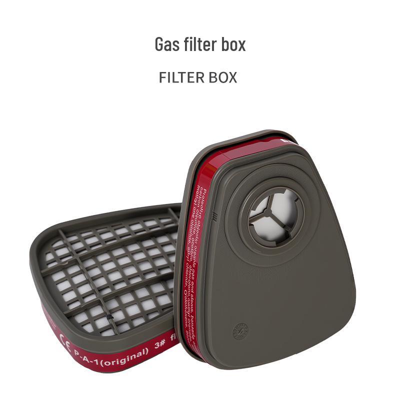 Industrial Respirator Gas Mask for Dust, Smoke, and Toxic Protection