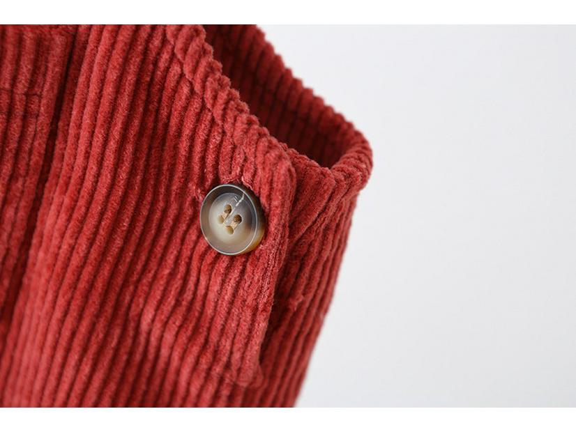 Cross2026 Kids' Corduroy Overalls - Korean Style for 0-3 Years, Versatile Spring/Autumn Wear