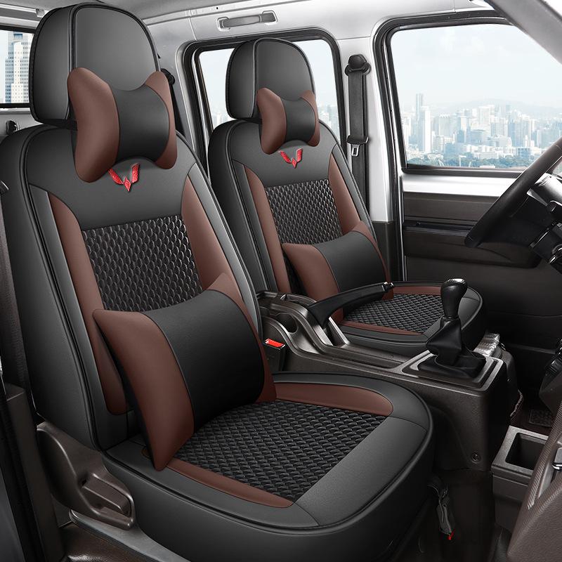 Wuling New Card Truck Seat Cushion - Ice Bean, All-Season Set