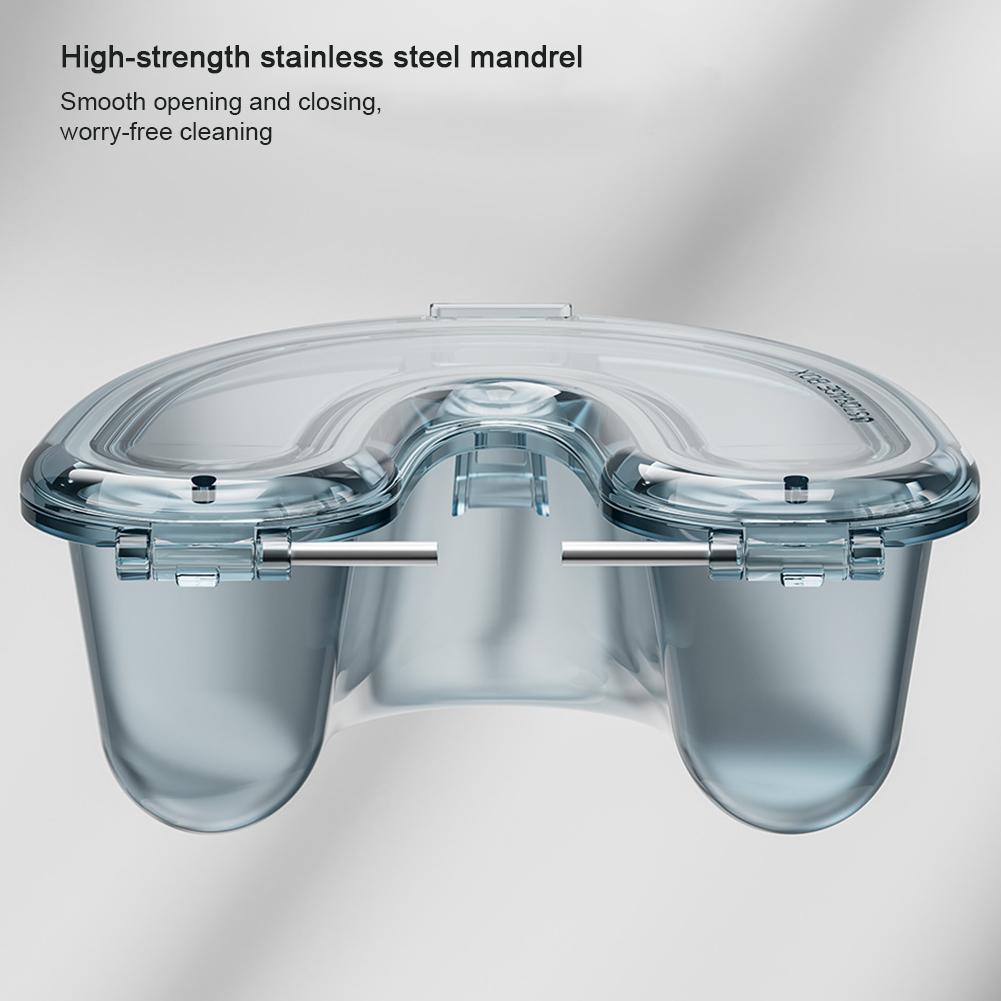 Invisible Braces Storage Box Portable Orthodontic Appliance Transparent Soaking Box Dentures Steel Teeth Denture Storage Box
