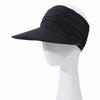 Women's Outdoor Sports Visor Hat, High Ponytail Sun Hat for Beach, UV Protection Breathable Quick-Dry Running Fishing Cap