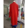 Women's Solid Color Long Sleeve Lapel Simple Loose Knee-length Shirt Dress