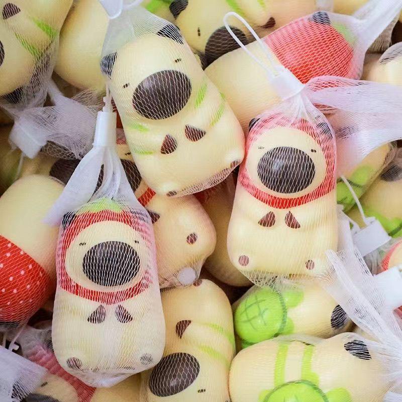 Großes Wassermelonen-Knetspielzeug mit langsamer Rückfederung für Mittelschüler - Stressabbau-Lebensmittelspielzeug für Jungen und Mädchen