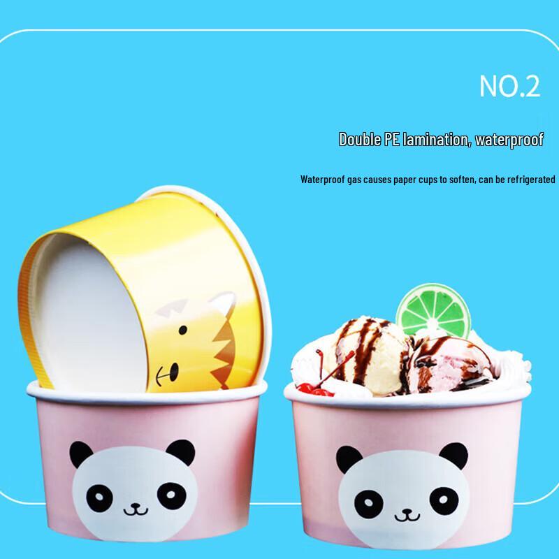 Disposable 5oz Ice Cream & Yogurt Paper Cups