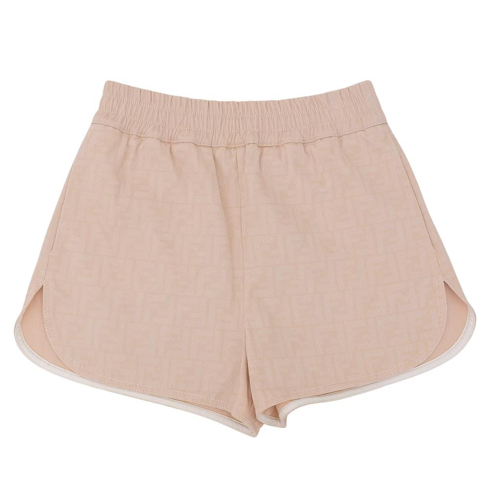 Fendi Excellent Condition FF All-over Print Shorts, Women's, Pink, Size 38, FLP761 AK6C Bottoms 38 PinkUsed
