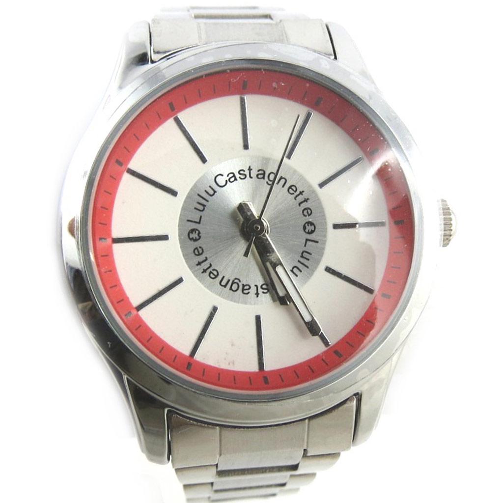LULU CASTAGNETTE [N2336] - Designer Watch 'Lulu Castagnette' Pink Silver
