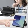 WEFOR Crossbody Wallet Case for Samsung Galaxy Z Fold 7 6 5 4 3 RFID Zipper Flip Cover Card Slots Kickstand Wrist Strap Purse