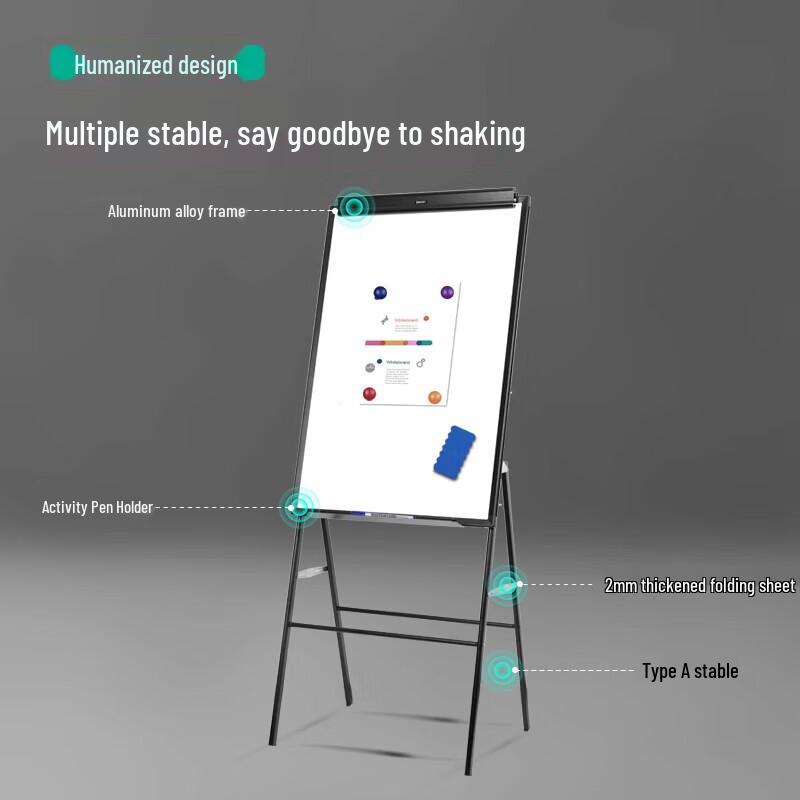 Deli A-Frame Stand Whiteboard