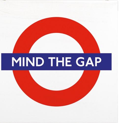 Transport For London Mind The Gap Wooden Block