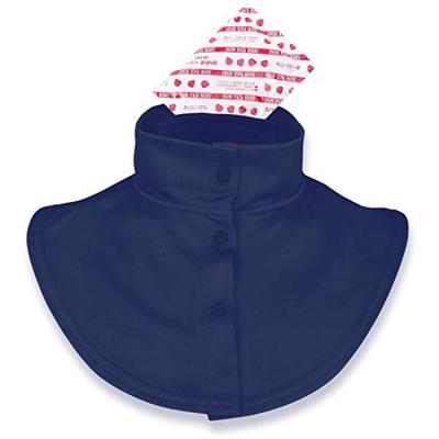 White Beauty UV Protection Cool Neck Cover with Ice Pack (Navy)