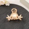 Hair Claw Oceanic Design Back Head Hair Clip with Shells Starfish Conch Pattern Multi-Purpose Hair Accessories