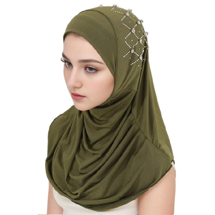 Woman Pray Islamic Hijab Large Turban Caps for Outdoor Religious Gatherings