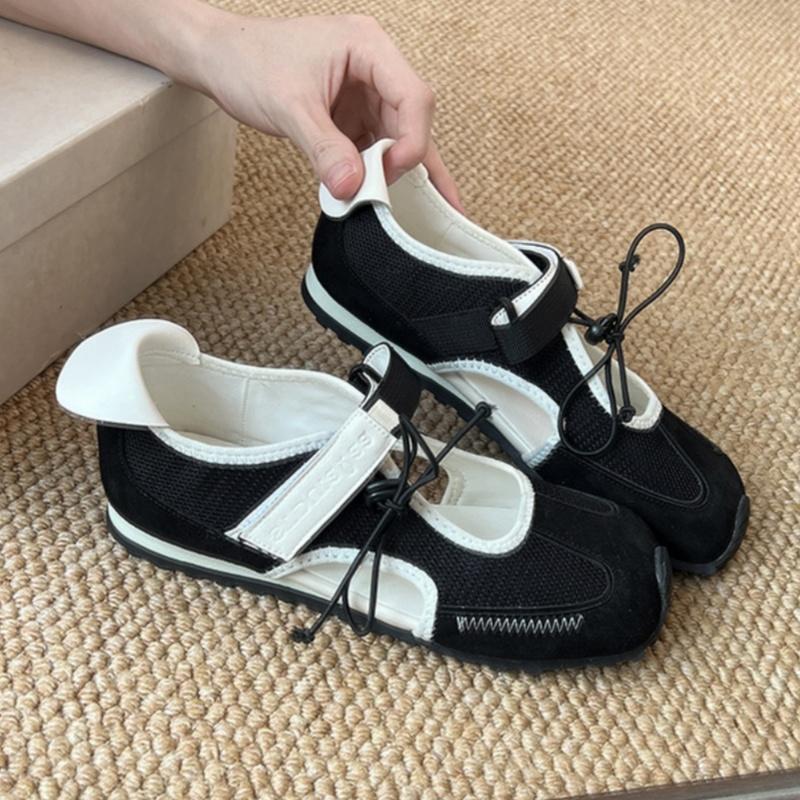 Fashion Summer Running Shoes 2025 New Fashion Retro Casual Flats Sneakers Comfortable Soft Sports Sandals Walk Lady Shoes Mujer Zapatos