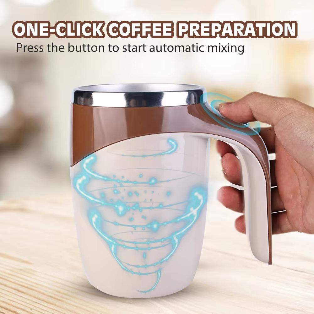 Electric Automatic Stirring Cup Rotating Lazy Coffee Cup Stylish Magnetic Rotating Mug  Home
