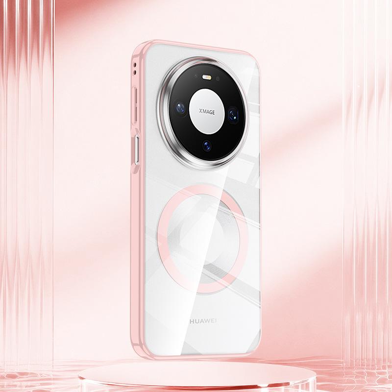 Wlons applies to mate80rs non-yellowing mobile phone case MT80promax transparent magnetic pura90 anti-drop case