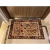 1 Piece of Modern Bohemian Printed Floor Mat with 100% Polyester Anti Slip Interior Rug Vintage Home Decoration Felt Carpet