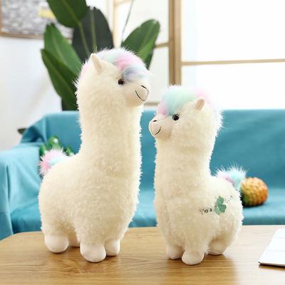 Fantasy Alpaca Plush Toy Doll Cute Lamb Doll Pillow Living Room Ornaments