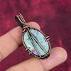 Ruby Fuchsite Pendant Copper Wire Wrapped Pendant Real Gemstone Handmade Jewelry