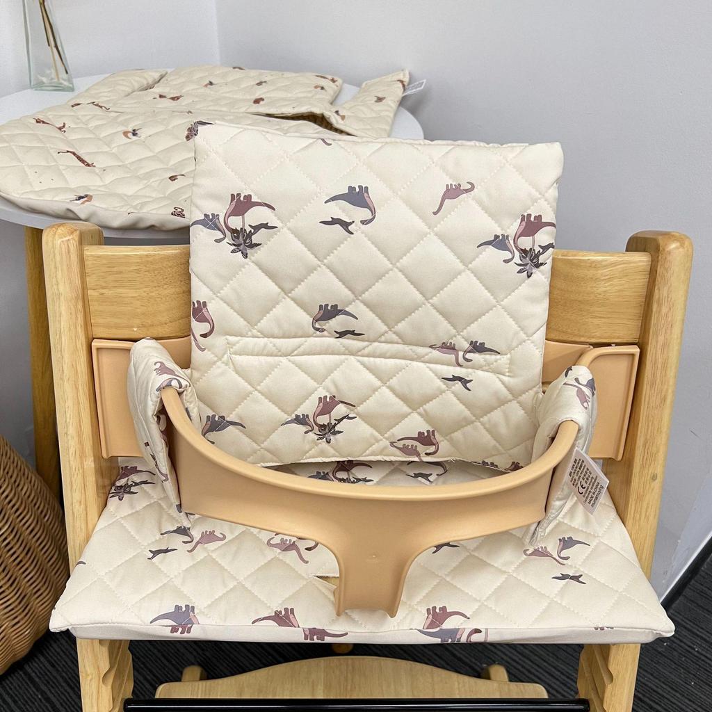Korean-Style Cartoon Baby Growth Chair Cushion for Children's Dining Chair Backrest