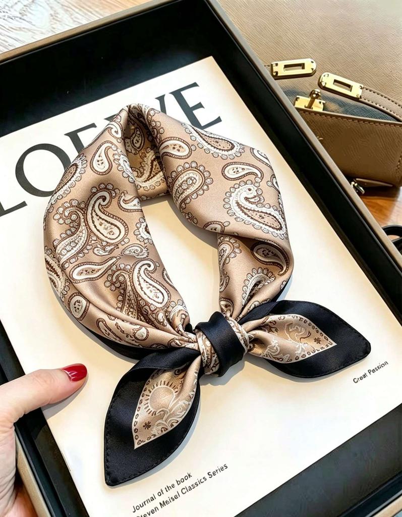 [111 Mulberry Silk] Silk Silk Scarf Spring Fashion Versatile Silk Square Scarf High-end Scarf Women