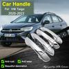 For Volkswagen VW Taigo Nivus Durable Chrome Door Handle Cover Trim Car Cap Accessorie Styling Sticker Decoration