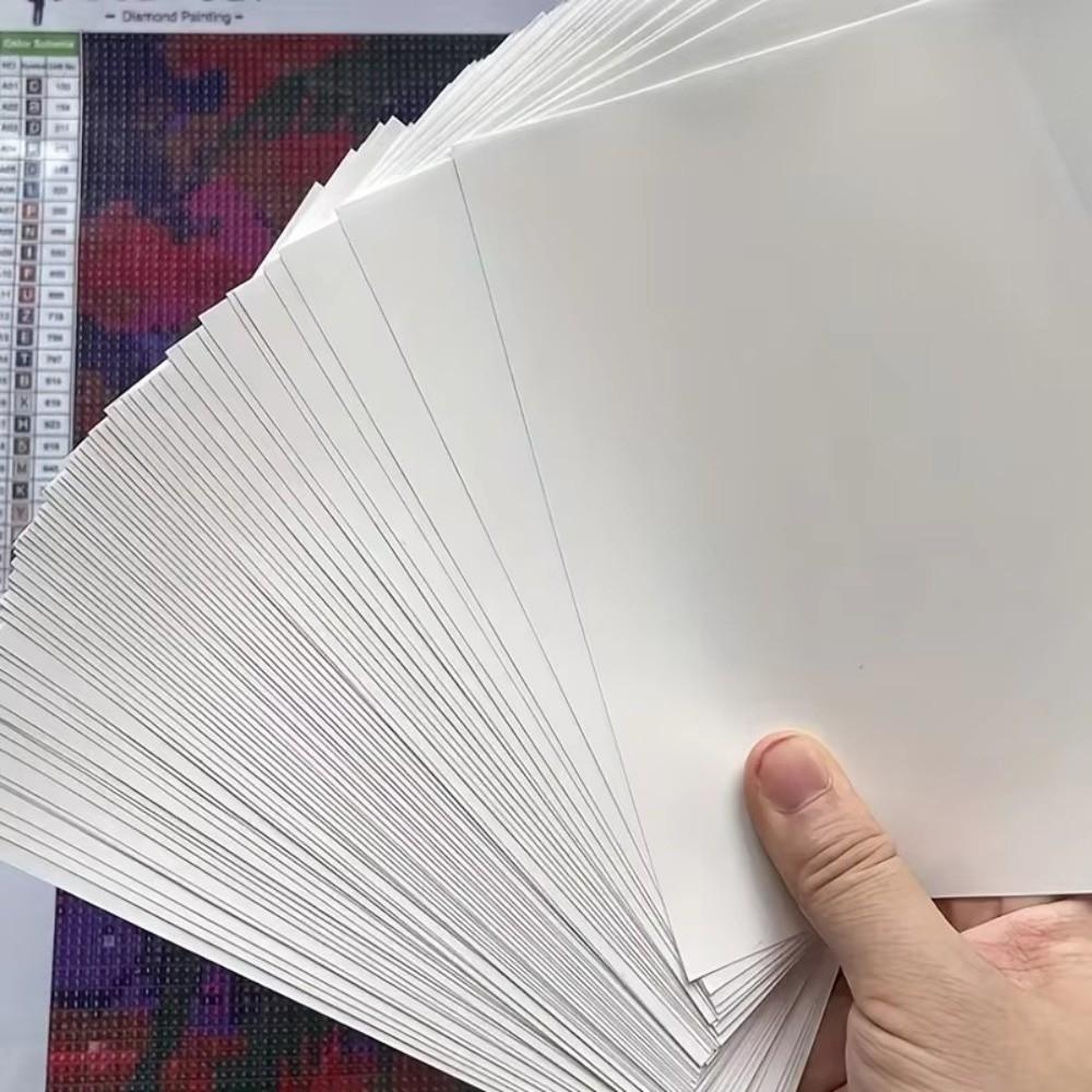 50/100/200Pcs Dustproof Double-Sided Release Paper Diamond Art Tool  DIY Diamond Painting