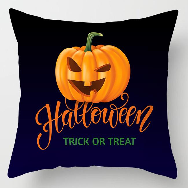Nový Halloweenský povlak na polštář s dýní Domácí dekorace Povlak na polštář