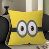 Cartoon L-Lovely Cute M-Minions Cushion Cover Inches Farmhouse Decor Home Throw Pillow Covers for Couch Decorations
