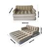 Air Couch With Air Pump Leakproof Valve Lounge Chair Inflatable Camping Couch Foldable Bed For Outdoor Beach Travel Hiking Road